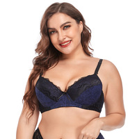R193 # Lingerie en dentelle confortable pour femmes matures grande taille 38/85D-48/110D gamme complète de tailles plusieurs couleurs soutien-gorge complet buste