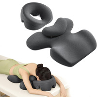Oreillers de sommeil ergonomiques respirants en mousse à mémoire de forme pour le massage et le soutien du dos