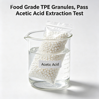 Grados de Extrusión/Inyección de Pellets de TPE de Grado Alimenticio que Pasan la Prueba de Extracción de Ácido Acético, Resistentes a Solventes y al Envejecimiento