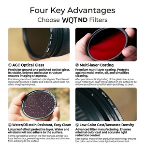 Filtre ND1000 en verre pour objectif Canon, <span class=keywords><strong>Sony</strong></span>, Fuji – Miroir de densité grise moyenne - Product Image 6