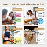 Imprimante d'Étiquettes Phomemo M110, Imprimante d'Étiquettes Adhésives Code-Barres, QR Code pour Expédition, Vêtements, Courrier, pour Téléphone et PC