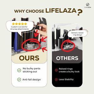 ที่วางอะคริลิคและอุปกรณ์จัดระเบียบ ใช้ได้กับเครื่อง <span class=keywords><strong>Airwrap</strong></span> ของ <span class=keywords><strong>Dyson</strong></span> และอุปกรณ์เสริม <span class=keywords><strong>Airwrap</strong></span> ชั้นวางเครื่องจัดแต่งทรงผม <span class=keywords><strong>Airwrap</strong></span> แบบตั้งโต๊ะ - Product Image 6