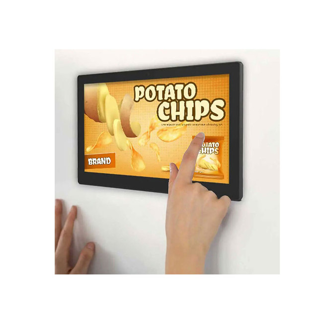 2k 10.1" Android Indoor Thin Wi-fi Video Meeting Room Small Digital Signage Lcd Advertising Screen with NFC