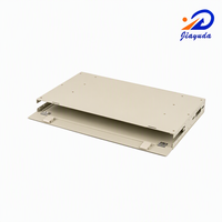 Unité ODF professionnelle 12 ports, 1U, pour montage en rack, armoire terminale à fibres optiques vide, en acier 1,2 mm, compatible SC LC FC ST, personnalisable