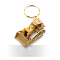 Llavero con Modelo Preconstruido de la Excavadora de Cadenas CATERPILLAR CAT D8T
