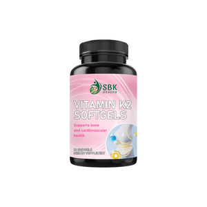 Gélules de Vitamine K2 les plus vendues avec MK4 : Aide à renforcer les os et favorise une santé cardiovasculaire saine – Compléments alimentaires en gélules - Product Image 1