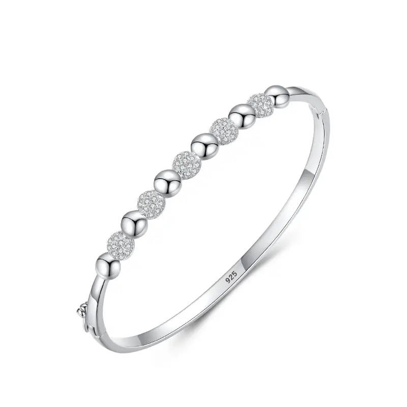Gloednieuw Ontwerp Populaire Armband 925 Zilver Koreaanse Versie Eenvoudige Zirkoon Mode Sieraden Armband Voor Vrouwen