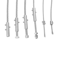 Collier de serrage manuel en acier inoxydable avec goujons filetés métriques pour tension et fixation