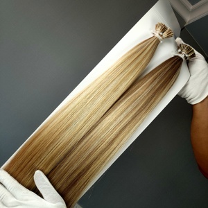 Extensiones de Cabello Remy con Punta K, Extensiones de Cabello Humano 100%, Extensiones de Cabello con Punta I, Doble Trama, Queratina, Extensiones de Cabello con Punta I de Queratina - Product Image 5