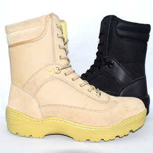 Bottes tactiques pour hommes Chaussures de sécurité imperméables pour le travail dans le désert Chaussures de randonnée à la cheville pour hommes Bottes d'extérieur pour hommes - Product Image 2