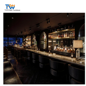 Bancone <span class=keywords><strong>Bar</strong></span> Vintage Classico per Pub, <span class=keywords><strong>Design</strong></span> d'Interni per Bistrot Irlandese, Arredamento per Ristoranti - Product Image 5