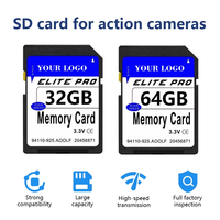 Gitra Carte Mémoire SD Personnalisée LOGO Prix de Gros Usine 4GB 8GB 16GB 32GB 64GB 128GB pour Téléphone Portable Appareil Photo Voiture GPS