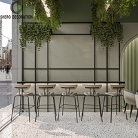 Modernes Coffee Shop Design Cafe Vitrine Kuchen Display Showcase Coffee Shop Counter Design
