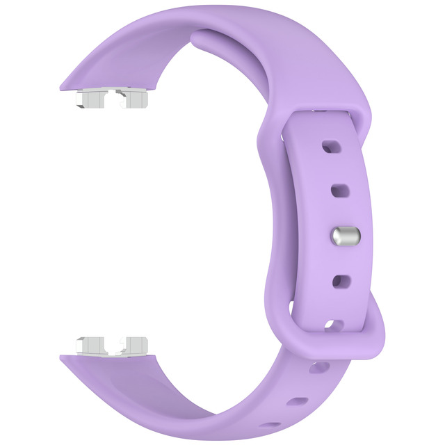 Soft Silicone Strap with Metal Plug Suitable for huawei Band 10/9/8/7 High Quality Silicone Wristband Strap