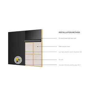 Panel Acústico Insonorizante para Paredes Residenciales, Reducción <span class=keywords><strong>de</strong></span> Ruido para Apartamentos, Control <span class=keywords><strong>de</strong></span> Ruido <span class=keywords><strong>de</strong></span> Vecinos - Product Image 3