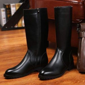 <strong>Men's</strong> <strong>Tall</strong> <strong>Boots</strong>, High-Top Winter Good Quality Casual Multi-Style Leather <strong>Boots</strong> - Product Image 2