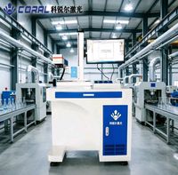 CORAL HG-CO2-G-D60 Nueva Máquina de Marcado Láser de CO2 de 35W-100W, Sistema de Grabado Industrial CNC de Alta Precisión para Vidrio DXF