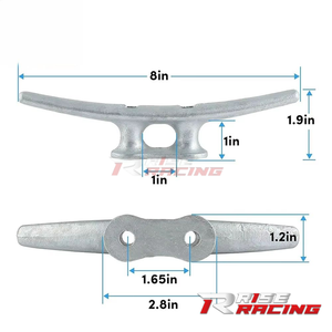 RISE Factory Custom 4, 6, 8, 10 pouces Crampons de fixation en acier pour bateaux, quais marins et kayaks, Neuf, Décoration Nautique Maritime - Product Image 5