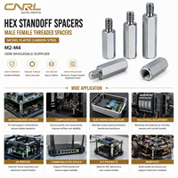 Entretoises hexagonales mâles et femelles en acier au carbone nickelé M2-M4 pour châssis de carte mère – Fournisseur OEM en gros