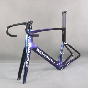 <b>Frame</b> Aero Road Bike Carbon <b>Frame</b> Racing Flat Mount Disc Part All Inner Cable T1000 Frameset Chameleon TT-X38 - Product Image 1