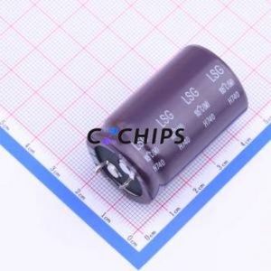 LSG103M1V--A2540 Snap-in Aluminum Electrolytic Capacitor Through hole Component (THT),D25xL40mm 10000uF 20% 35V 10mm - Product Image 2