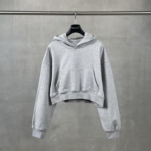 Felpa con cappuccio da donna di alta qualità da donna con cappuccio sportivo Casual speziato ragazza in cotone 100% abiti da coppia in spugna francese - Product Image 2