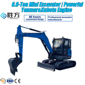 Mini-excavatrice électrique à commande pilote avec bras à oscillation latérale, godet 4-<span class=keywords><strong>en</strong></span>-1 et pince de préhension, pour travaux de jardinage et de construction - Product Image 1