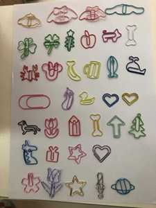 Mignon <span class=keywords><strong>petit</strong></span> métal coeur marque-page Clip assortis couleur reliure trombones enduit <span class=keywords><strong>trombone</strong></span> pour l'organisation de documents - Product Image 6