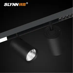 SLYNN Alta Qualidade Wifi APP Controle Sistema Inteligente Regulável Ultra Slim 48V Superfície Montada Ímã Magnético Led Track Light