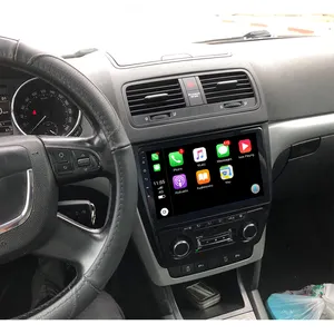 2din Android รถวิทยุเครื่องเล่นมัลติมีเดียสำหรับ SKODA Yeti 5L 2009- 2014จีพีเอสนำทาง Carplay หน้าจอ