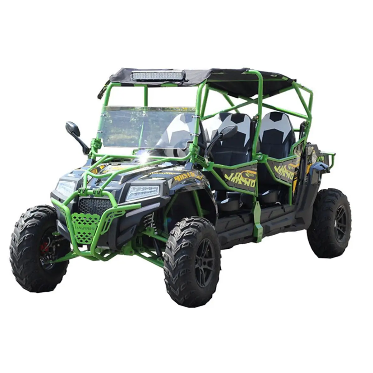 Fangpower 400cc utv4人乗りガス式ゴーカートユーティリティテレインビークル