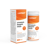 JILINTEST Bandelettes de test urinaire à 14 paramètres, kit de test urinaire pour la cétose, le pH, les protéines, la fonction rénale et hépatique