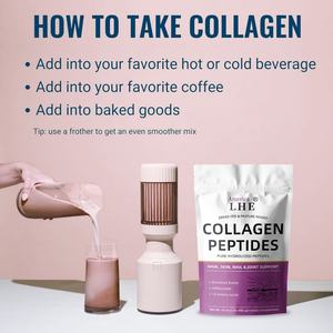 Nouveauté : Poudre de collagène en peptides pour soutenir les cheveux, la peau, les ongles et les articulations – Compléments de collagène pour femmes et hommes - Product Image 5