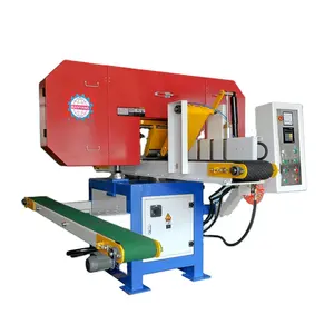 MJ357A gergaji bandsaw otomatis, pabrik gergaji horizontal portabel