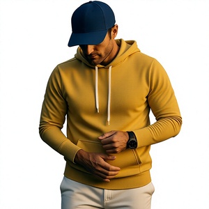เสื้อสเวตเชิ้ตมีฮู้ดสีเขียวเข้มสำหรับผู้ชาย ทรงปกติ ผ้าฝ้ายถัก สวมใส่สบาย สีพื้น พิมพ์ลายโลโก้ด้านหน้า สำหรับใส่ในฤดูใบไม้ผลิ ปี 2027 - Product Image 4