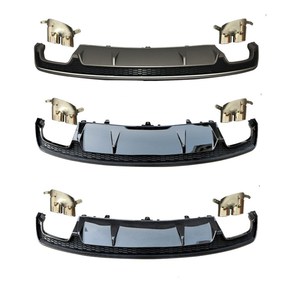 ตัวกระจายแสงด้านหลังวัสดุ ABS สำหรับ <span class=keywords><strong>A7</strong></span> <span class=keywords><strong>Audi</strong></span> <span class=keywords><strong>Sline</strong></span> 2016-2018 Facelift กันชนหลังพร้อมท่อ - Product Image 6