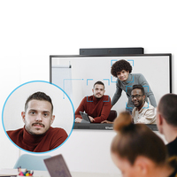 Harga Sistem Peralatan Konferensi Audio Video dengan Mikrofon Zoom Optik 3 in 1 dan Pelacakan Suara