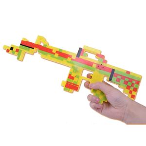 Clignotant Pixel <span class=keywords><strong>Blaster</strong></span> Pistolet LED Allument Jouet Pixel Mosaïque pistolet - Product Image 3