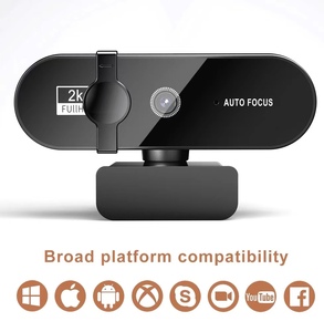 2K Máy Tính Xách Tay <span class=keywords><strong>PC</strong></span> tự động lấy nét Webcam HD máy ảnh được xây dựng trong Microphone máy ảnh máy tính xách tay <span class=keywords><strong>camera</strong></span> hội nghị <span class=keywords><strong>USB</strong></span> <span class=keywords><strong>Web</strong></span> Cam - Product Image 3