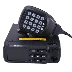 QYT KT-5800 듀얼 밴드 쿼드 대기 VHF UHF 25W 미니 자동차 햄 라디오 송수신기 모바일 트럭 차량 라디오