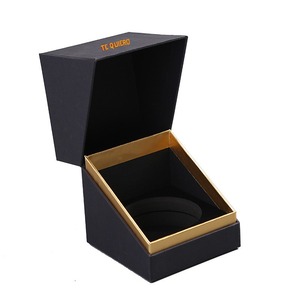 Paper <b>black</b> candle <b>gift</b> <b>box</b> with printing, customizable according to needs - Product Image 1