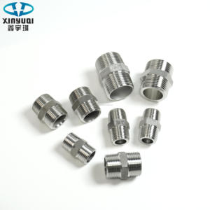 Thép không gỉ <span class=keywords><strong>304</strong></span>/316 ngắn Hex thủy lực BSP NPT phụ kiện đường ống ren vít và NPT Hex phụ kiện - Product Image 1