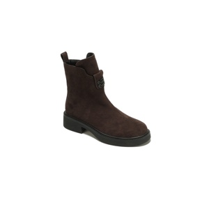 <span class=keywords><strong>Bottines</strong></span> à talon bloc avec boucle métallique pour <span class=keywords><strong>femme</strong></span>, <span class=keywords><strong>bottines</strong></span> décontractées minimalistes de qualité supérieure, <span class=keywords><strong>bottines</strong></span> polyvalentes multicolores - Product Image 5