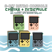 Consola de Videojuegos Portátil de 2.4'' y 3.0 Pulgadas con Pantalla de 8 Bits, Mini Juegos, Reproductor de Juegos Portátil, Consolas de Videojuegos para un Jugador con Gamepad y Salida de TV