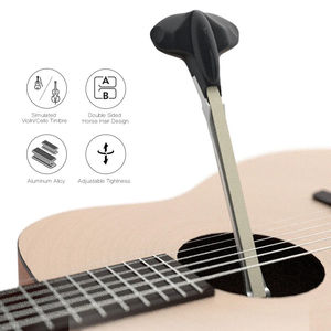 Arco de Guitarra Manta, <span class=keywords><strong>Dos</strong></span> Lados, Púas de Guitarra, Arco Ajustable, Arco de Guitarra Negro para Bajo, Violonchelo - Product Image 4