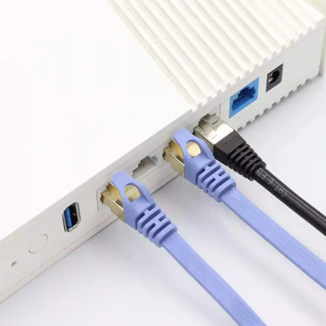 Controle de sinal de rede de computador utp cat6, cabos ethernet blindados, cabo de dados de instrumento