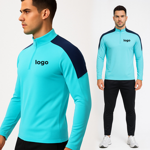 ชุดวอร์มเล่นฟุตบอลสำหรับผู้ชายชุดวิ่งออกกำลังกายแบบแห้งเร็วชุดเล่นฟุตบอลแบบกำหนดเอง - Product Image 3