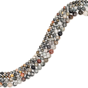 Nwely กำไลลูกปัดคริสตัลทรงกลมสีรุ้งของเหยี่ยวธรรมชาติแบบ DIY เครื่องประดับลูกปัดหลวมกำไลลูกปัดกึ่งสำเร็จรูป - Product Image 3