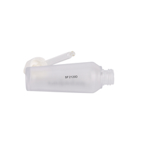 Vente en gros personnalisé Flacon à presser de 30ml en plastique épaule inclinée Flacon en verre à pompe pour crème cosmétique
