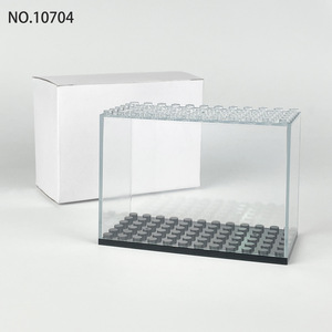 BLOCKMOC 10704 Clear <b>Acrylic</b> Classic Size Display Box Base Mini Toys Building <b>Blocks</b> Ages 6+ Customized Color Multi-Certified - Product Image 4
